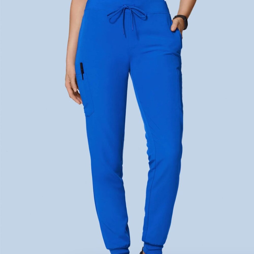 Mandala Women's Royal Blue Scrub Joggers